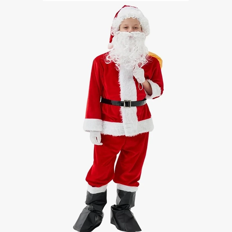 Børne jule julemandskostume
